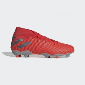 A3595 รองเท้าฟุตบอล รองเท้าสตั๊ด ADIDAS Nemeziz 19.3 FG -Active red/Silver met./Solar Red