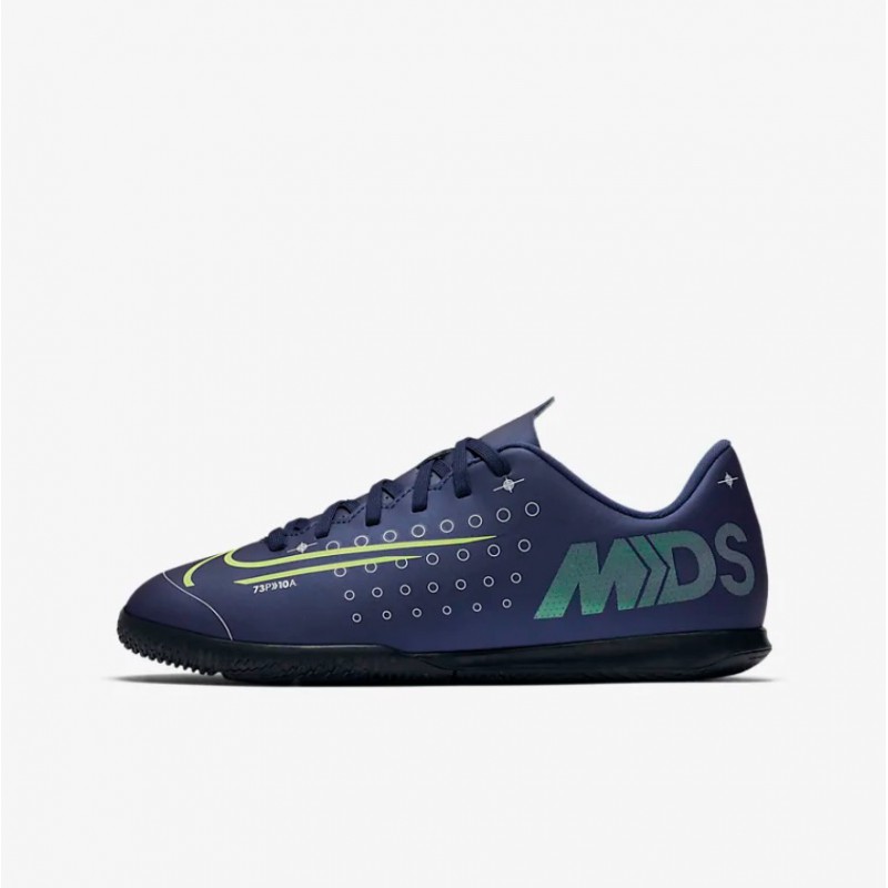 N4552 Indoor Court Football Shoe Nike Jr. Mercurial Vapor 13 Club MDS IC-Blue Void/White/Black 