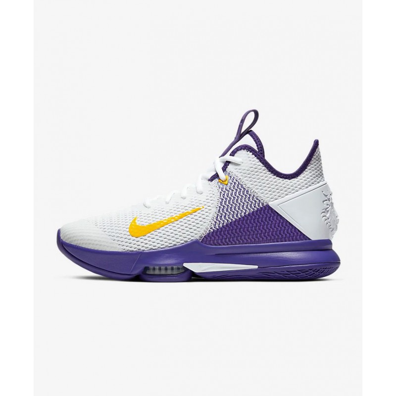 purple white basketball shoes