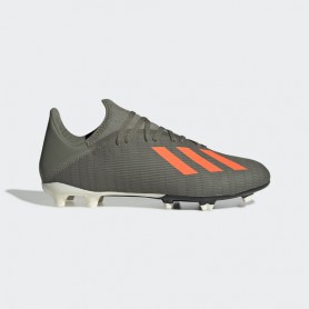 A4663 Football Boots ADIDAS X 19.3 FG-Legacy Green/Solar Orange/Chalk White