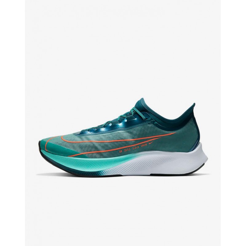 N4836 à¸£à¸­à¸à¹à¸à¹à¸²à¸§à¸´à¹à¸ Nike Zoom Fly 3 Premium-Neptune Green/Midnight Turquoise/Aurora/Hyper Crimson