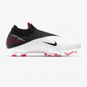 N4864 Football Boot Nike Phantom Vision 2 Elite Dynamic Fit FG-Laser Crimson/Black/Metallic Silver