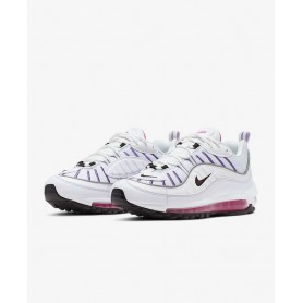 N4286 รองเท้า ผู้หญิง Nike Air Max 98-Football Grey/Summit White/Amethyst Tint/Black