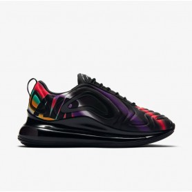 N4287 รองเท้า ผู้หญิง Nike Air Max 720-Black/University Gold/Flash Crimson/Metallic Silver