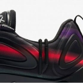 N4287 รองเท้า ผู้หญิง Nike Air Max 720-Black/University Gold/Flash Crimson/Metallic Silver