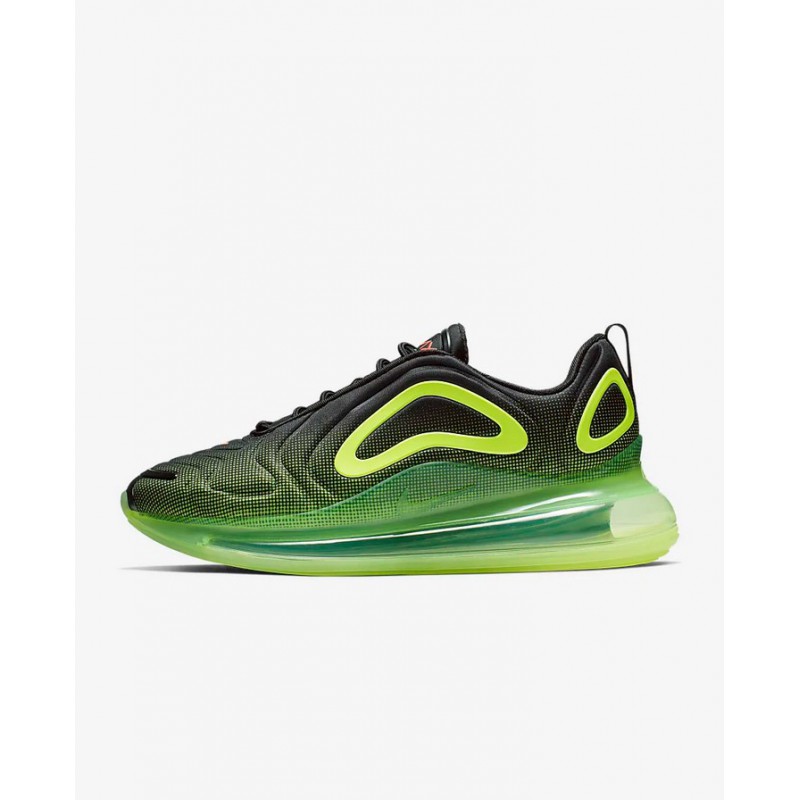 venganza litro Conflicto N4366 Men's Running Shoe Nike Air Max 720-Black/Volt/Bright Crimson