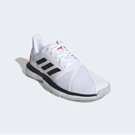 A4607 Men's Tennis adidas CourtJam Bounce-Cloud White/Core Black/Light Solid Grey