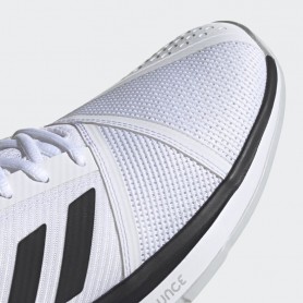 A4607 รองเท้าเทนนิส adidas CourtJam Bounce-Cloud White/Core Black/Light Solid Grey