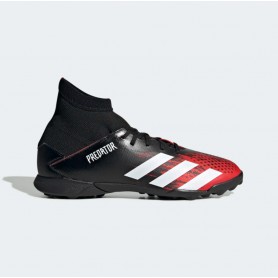 A4918 รองเท้าฟุตบอล100 ปุ่มเด็ก สนามหญ้าเทียม ADIDAS Predator 20.3 Turf -Core Black/Cloud White/Active Red