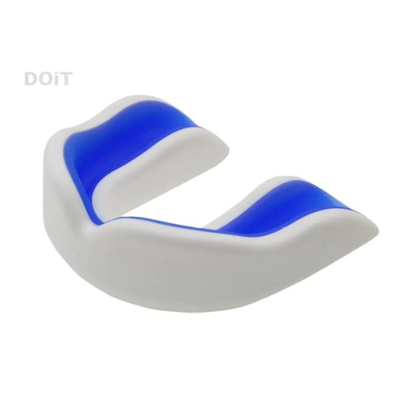 D5015  ฟันยางผู้ใหญ่ Mouthguard Cushion (adult)- White/Blue