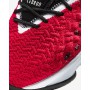 N5534 รองเท้าบาสเกตบอล Nike LeBron 17 -University Red/Black/White