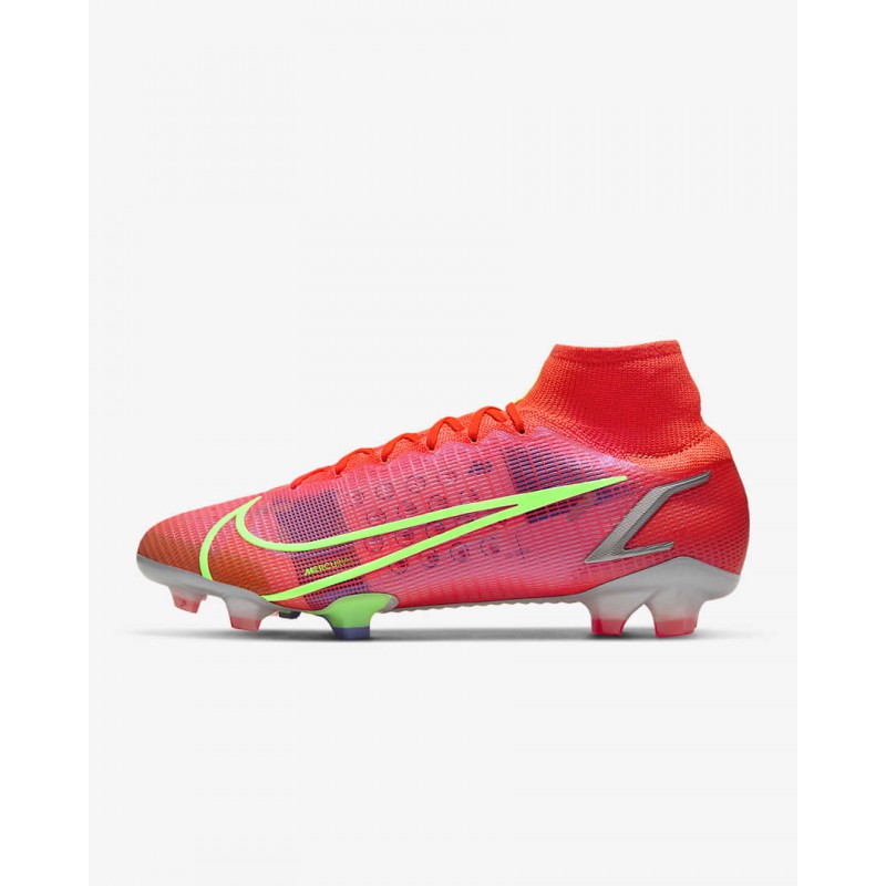 N5753 à¸£à¸­à¸à¹à¸à¹à¸²à¸ªà¸à¸±à¹à¸ à¸£à¸­à¸à¹à¸à¹à¸²à¸à¸¸à¸à¸à¸­à¸¥ Nike Mercurial Superfly 8 Elite FG-Bright Crimson/Indigo Burst 