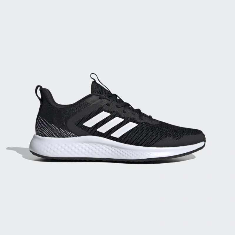 A5952 à¸£à¸­à¸à¹à¸à¹à¸²à¸§à¸´à¹à¸ Adidas FLUIDSTREET- Core Black / Cloud White / Core Black