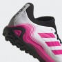 A5998 รองเท้าฟุตบอล 100ปุ่ม สนามหญ้าเทียม ADIDAS COPA SENSE.3 TURF-Cloud White / Core Black / Shock Pink