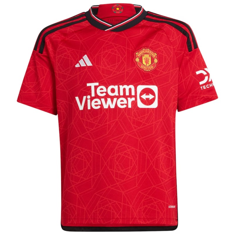 A7463 เสื้อฟุตบอลเด็ก ADIDAS MANCHESTER UNITED 23/24 HOME JERSEY KIDS