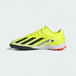 A7807 100 ADIDAS X CRAZYFAST LEAGUE TURF jr. Team Solar Yellow 2 Core Black Cloud White